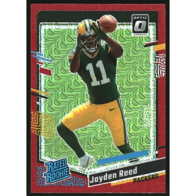2023 Donruss Optic Red Mojo #239 Jayden Reed RR