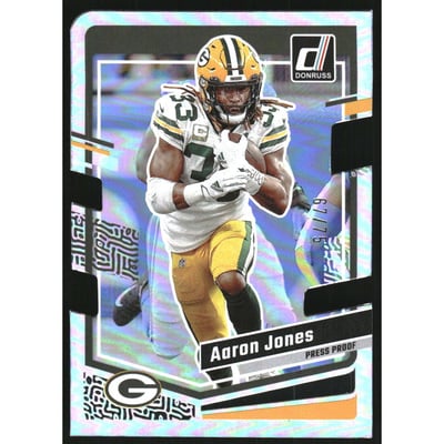 2023 Donruss Press Proof Silver Die Cut #105 Aaron Jones