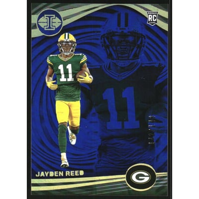 2023 Panini Illusions Blue #41 Jayden Reed