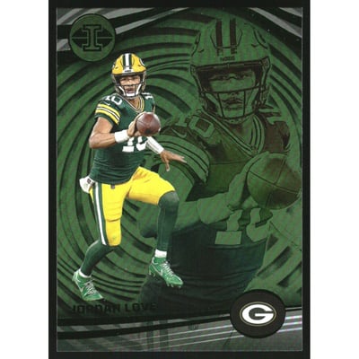 2023 Panini Illusions Emerald #39 Jordan Love