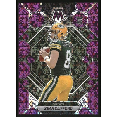 2023 Panini Mosaic Mosaic No Huddle Purple #361 Sean Clifford