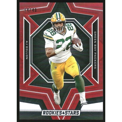 2023 Rookies and Stars Red and Blue #36 A.J. Dillon