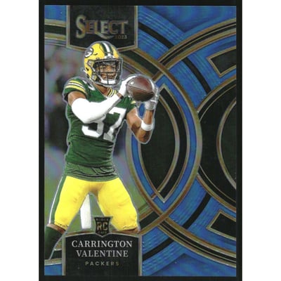 2023 Select Prizm Light Blue #118 Carrington Valentine