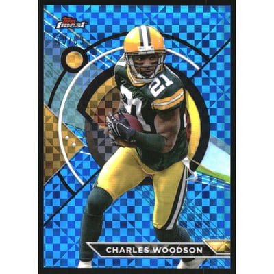 2023 Topps Composite Finest Blue Checkerboard Refractors #187 Charles Woodson