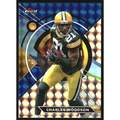 2023 Topps Composite Finest Blue Geometric Refractors #187 Charles Woodson