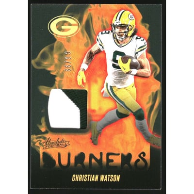 2024 Absolute Absolute Burners Jerseys Gold #9 Christian Watson