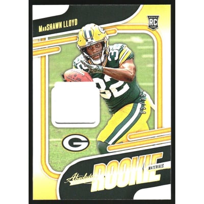 2024 Absolute Absolute Rookie Materials Gold #25 MarShawn Lloyd
