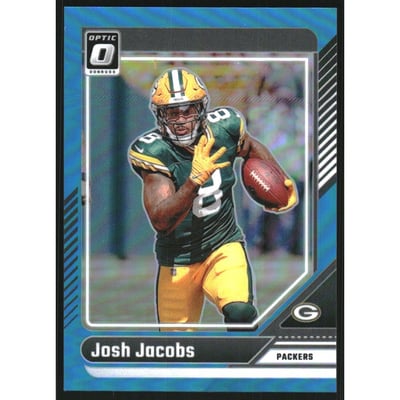 2024 Donruss Optic Aqua #70 Josh Jacobs