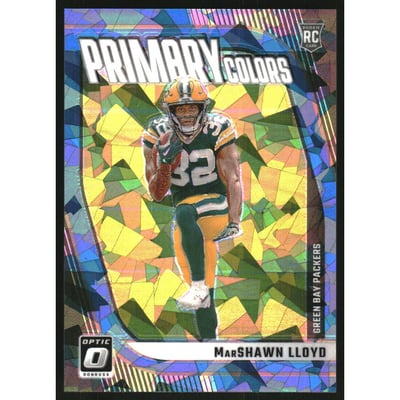 2024 Donruss Optic Rookie Primary Colors Ice #14 MarShawn Lloyd
