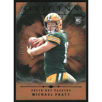 2024 Panini Origins Holo Orange #142 Michael Pratt