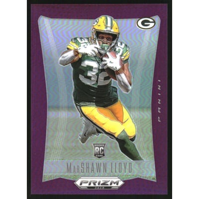 2024 Panini Prizm Deca Prizms Purple #115 MarShawn Lloyd