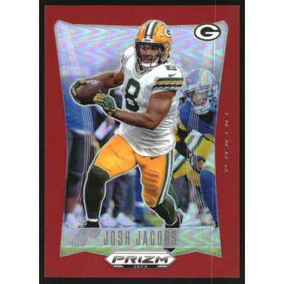 2024 Panini Prizm Deca Prizms Red #110 Josh Jacobs