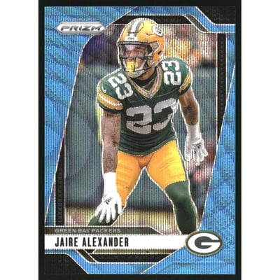 2024 Panini Prizm Prizms Blue Wave #106 Jaire Alexander