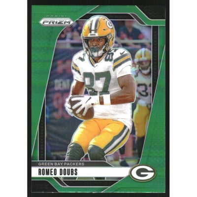 2024 Panini Prizm Prizms Green #104 Romeo Doubs