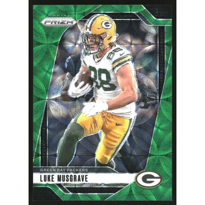 2024 Panini Prizm Prizms Green Scope #105 Luke Musgrave