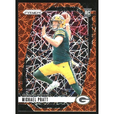 2024 Panini Prizm Prizms Lazer #379 Michael Pratt