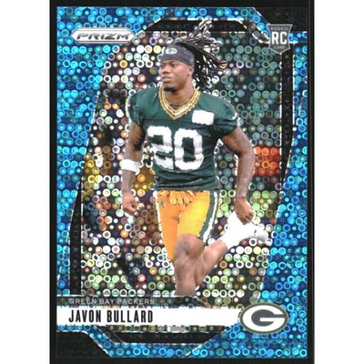 2024 Panini Prizm Prizms No Huddle Blue #345 Javon Bullard