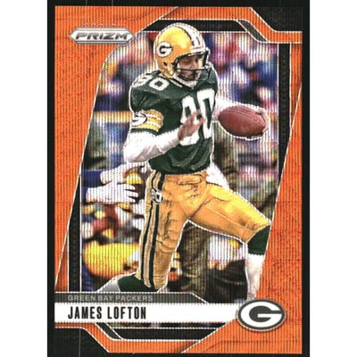 2024 Panini Prizm Prizms Orange Wave #109 James Lofton