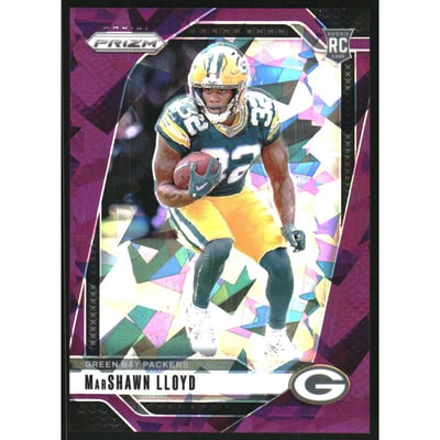 2024 Panini Prizm Prizms Purple Ice #374 MarShawn Lloyd