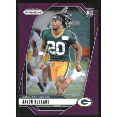 2024 Panini Prizm Prizms Purple #345 Javon Bullard