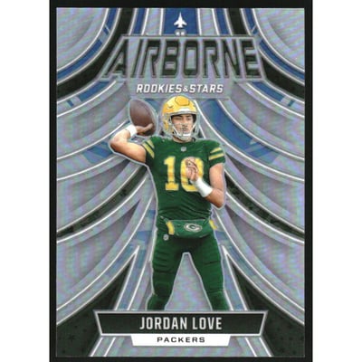 2024 Rookies and Stars Airborne Silver #8 Jordan Love