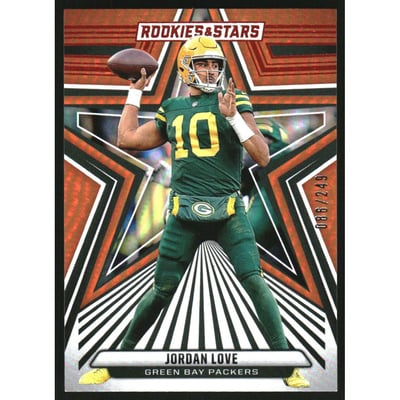 2024 Rookies and Stars Orange #36 Jordan Love