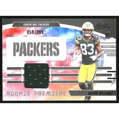 2025 Absolute Rookie Premiere Materials #33 Savion Williams