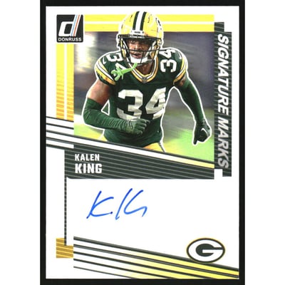2025 Donruss Signature Marks #35 Kalen King