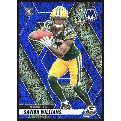 2025 Panini Mosaic Blue Sparkle #303 Savion Williams