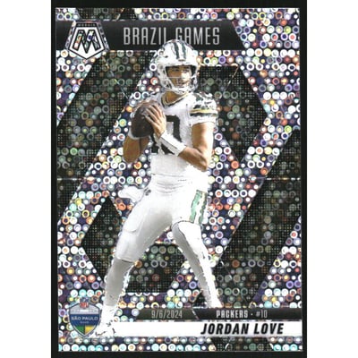 2025 Panini Mosaic Mosaic No Huddle Silver #265 Jordan Love IG