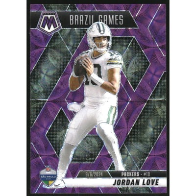 2025 Panini Mosaic Purple Scope #265 Jordan Love IG