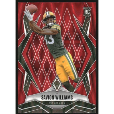 2025 Panini Phoenix Red Seismic #153 Savion Williams