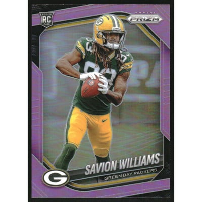 2025 Panini Prizm Prizms Pink #306 Savion Williams