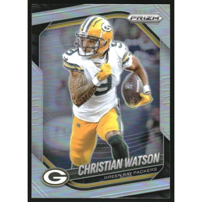 2025 Panini Prizm Prizms Silver #153 Christian Watson
