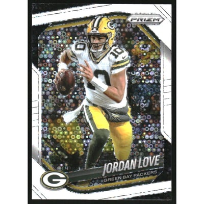 2025 Panini Prizm Prizms White Disco #82 Jordan Love