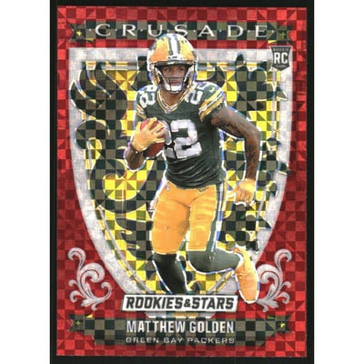 2025 Rookies and Stars Crusade Red Plaid #16 Matthew Golden