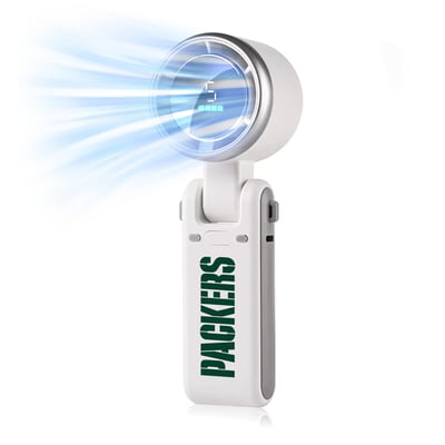 Green Bay Packers ActionHeat AlphaCool Rechargeable Handheld Fan