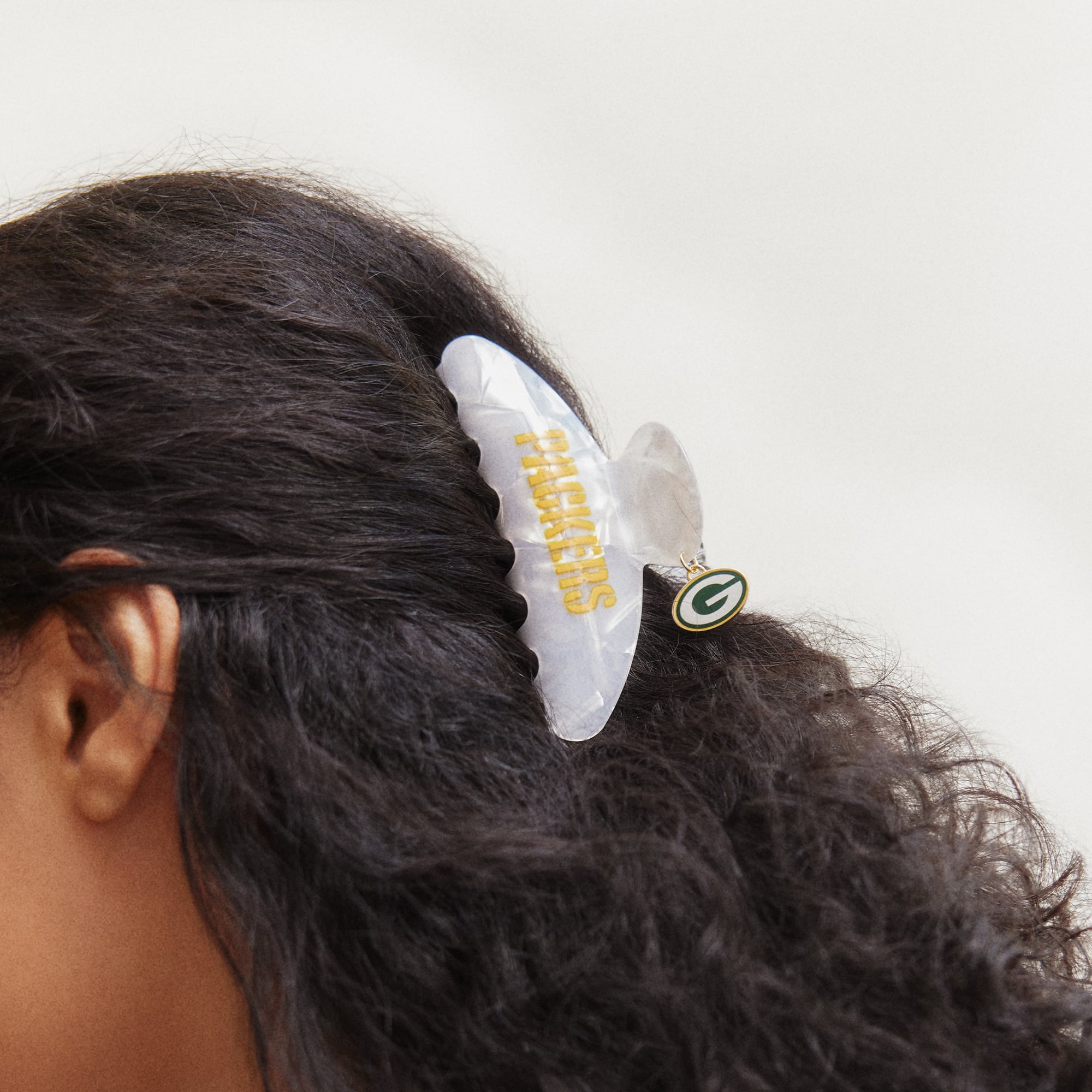 BaubleBar Green Bay Packers Charmed Hair Clip