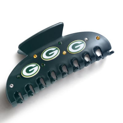 BaubleBar Green Bay Packers Stacked Hair Claw Clip
