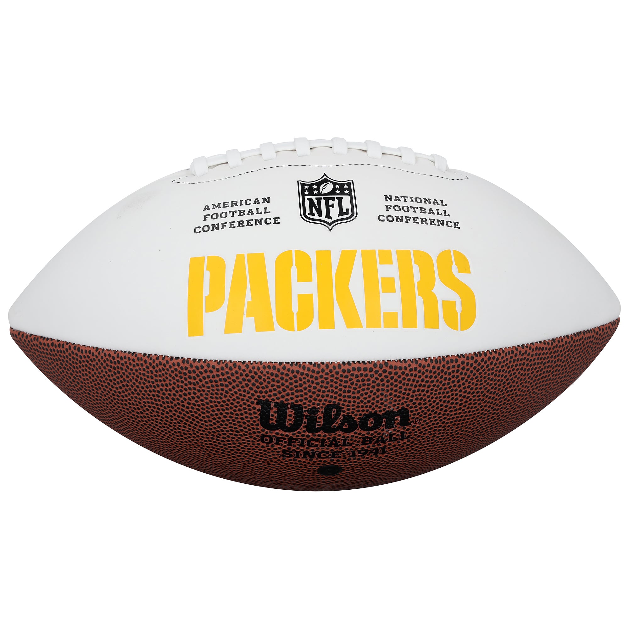 Charles Woodson Green Bay Packers Autographed Wilson White Panel Football with "SB XLV Champ" Inscription