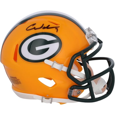 Christian Watson Green Bay Packers Fanatics Authentic Autographed Riddell Speed Mini Helmet
