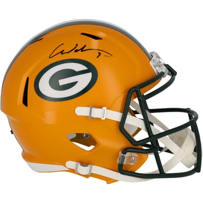 Christian Watson Green Bay Packers Fanatics Authentic Autographed Riddell Speed Replica Helmet