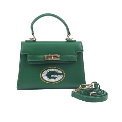 Green Bay Packers FABGATING by Cuce Team Color Vegan Leather Mini Purse