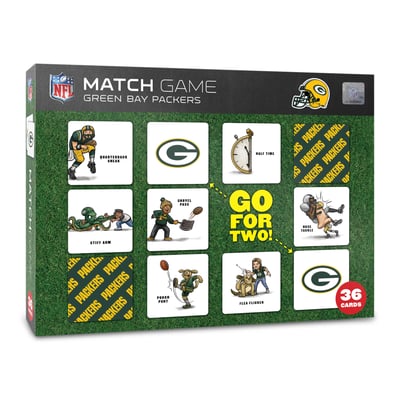 Green Bay Packers Fanpoint Licensed Memory Match Game