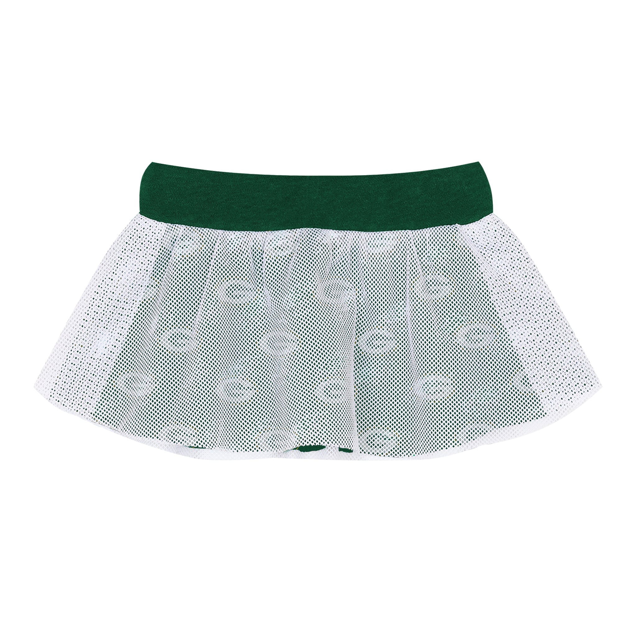 Ensemble body et jupe imprimé cœurs fondus Green Bay Packers vert chasseur pour nouveau-né