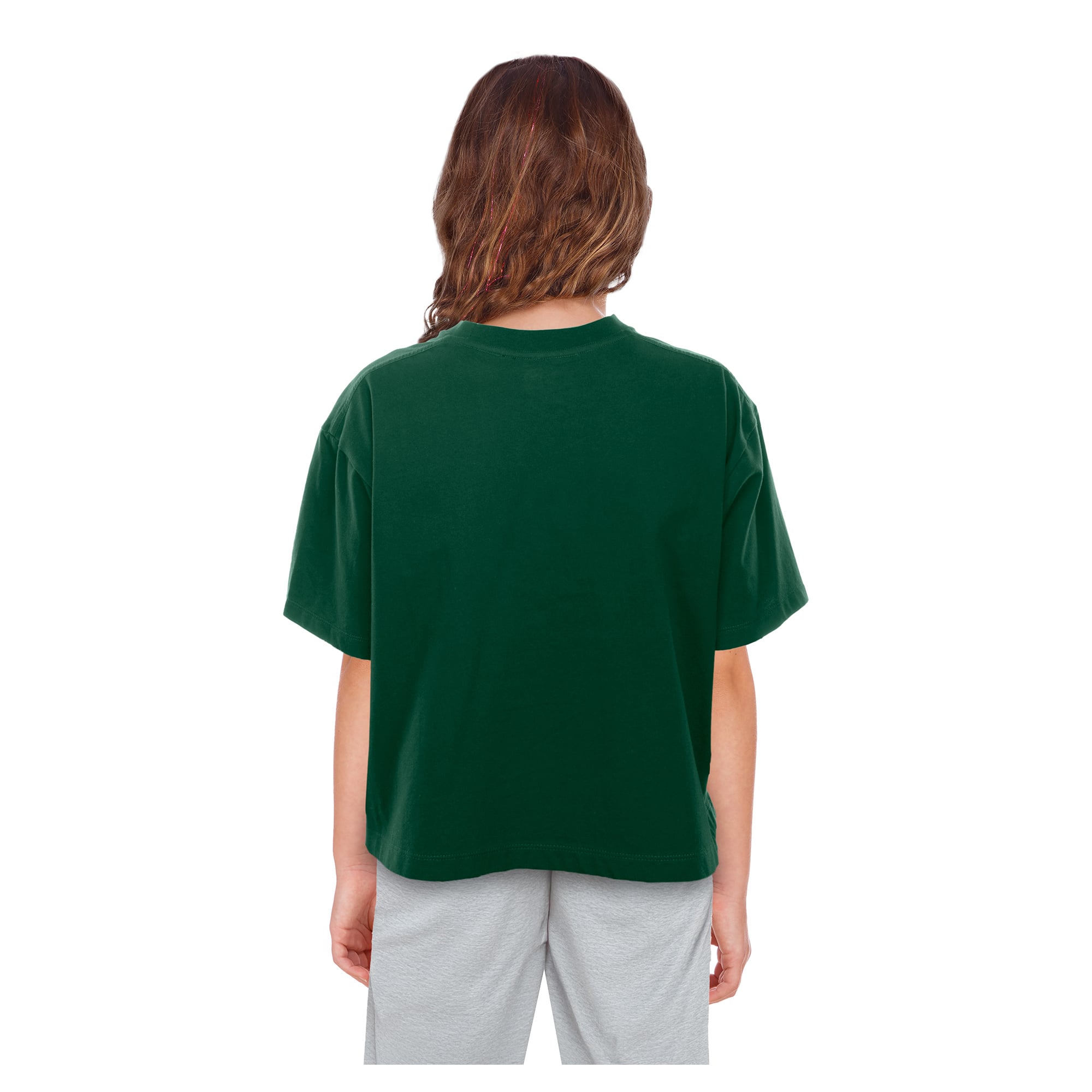 T-shirt New Era vert Green Bay Packers à sequins réversibles pour filles