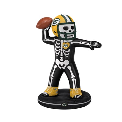 Green Bay Packers 7' Inflatable Skeleton Quarterback