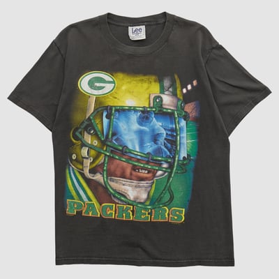 Green Bay Packers Lee Apparel 2000s T-shirt - Black - S by Fanatics Real Vintage