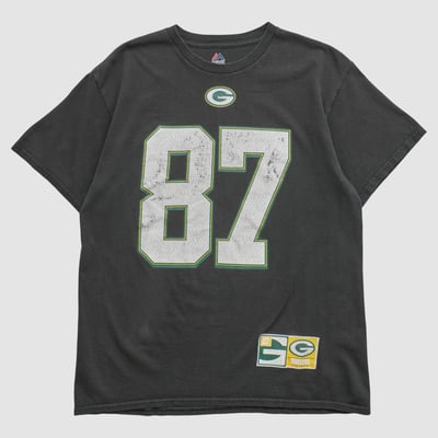 Green Bay Packers Majestic 2010s T-shirt - Black - M by Fanatics Real Vintage