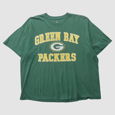 Green Bay Packers Majestic 2010s T-shirt - Green - 2XL by Fanatics Real Vintage